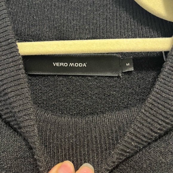 Vero Moda Charcoal Ribbed Sweater - Picture 4 of 4